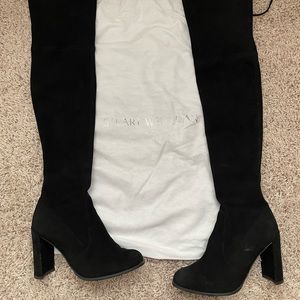 Stuart Weitzman woman’s over the knee boots.